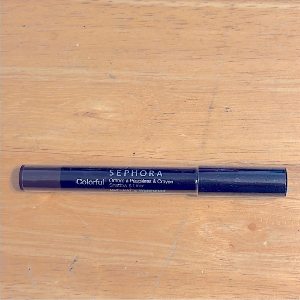 New Sephora Eye Crayon Eyeshadow and Liner - dark Brown